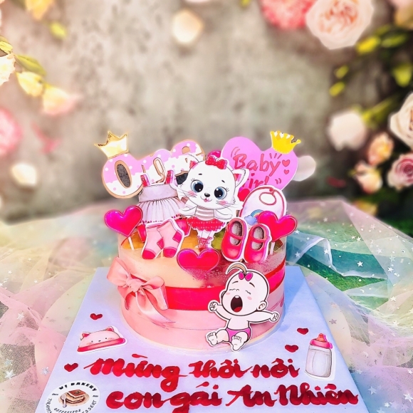 Chủ đề Bé Gái thôi nôi - size 14