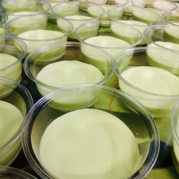 Tàu hũ Singapore vị matcha