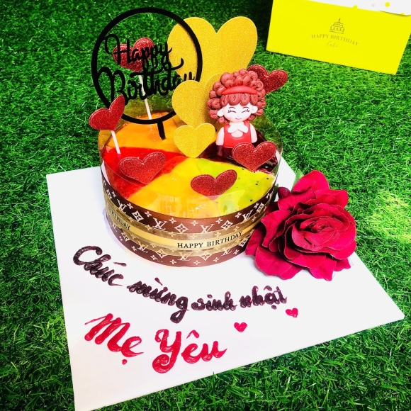 Chủ đề Mẹ + hoa hồng - size 16